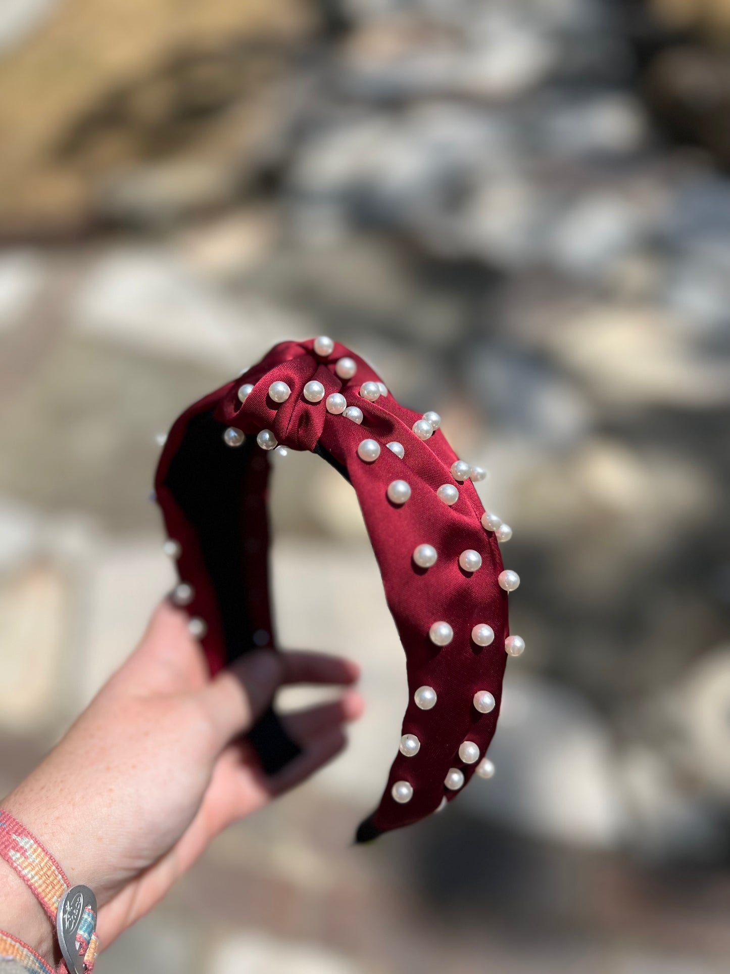Maddie Satin Pearls
