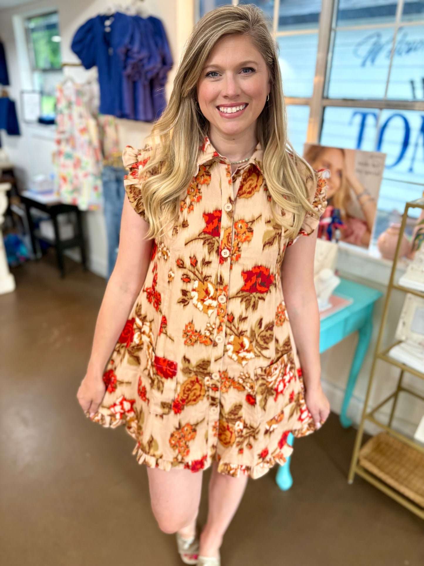 Crimson Dusk Dress