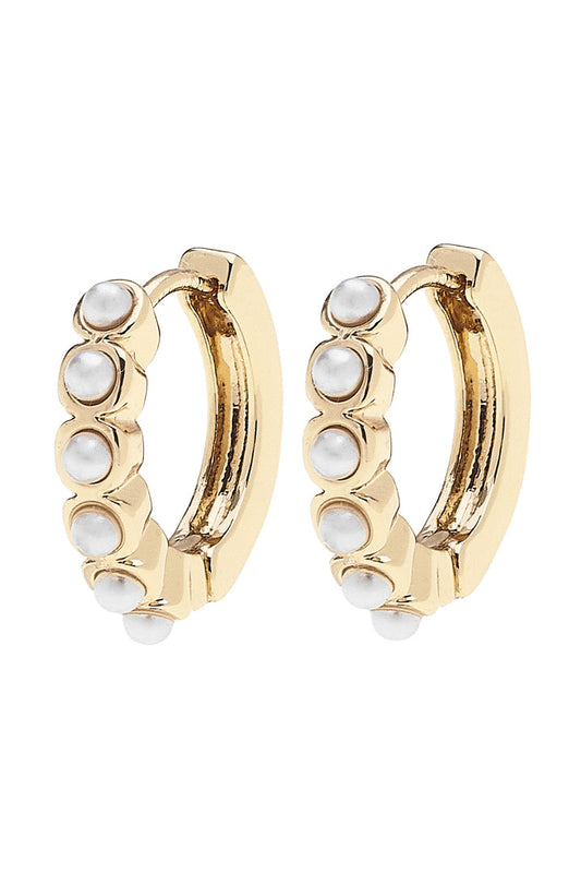 Blakely Studded Mini Hoop Earring