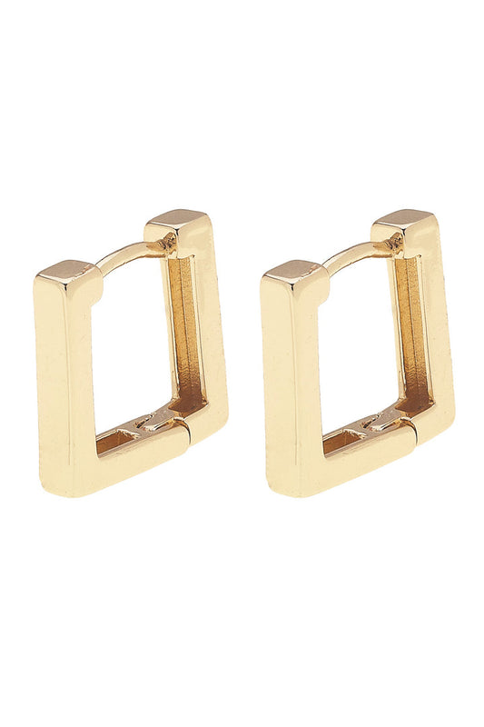 Tai Squared Huggie Earrings