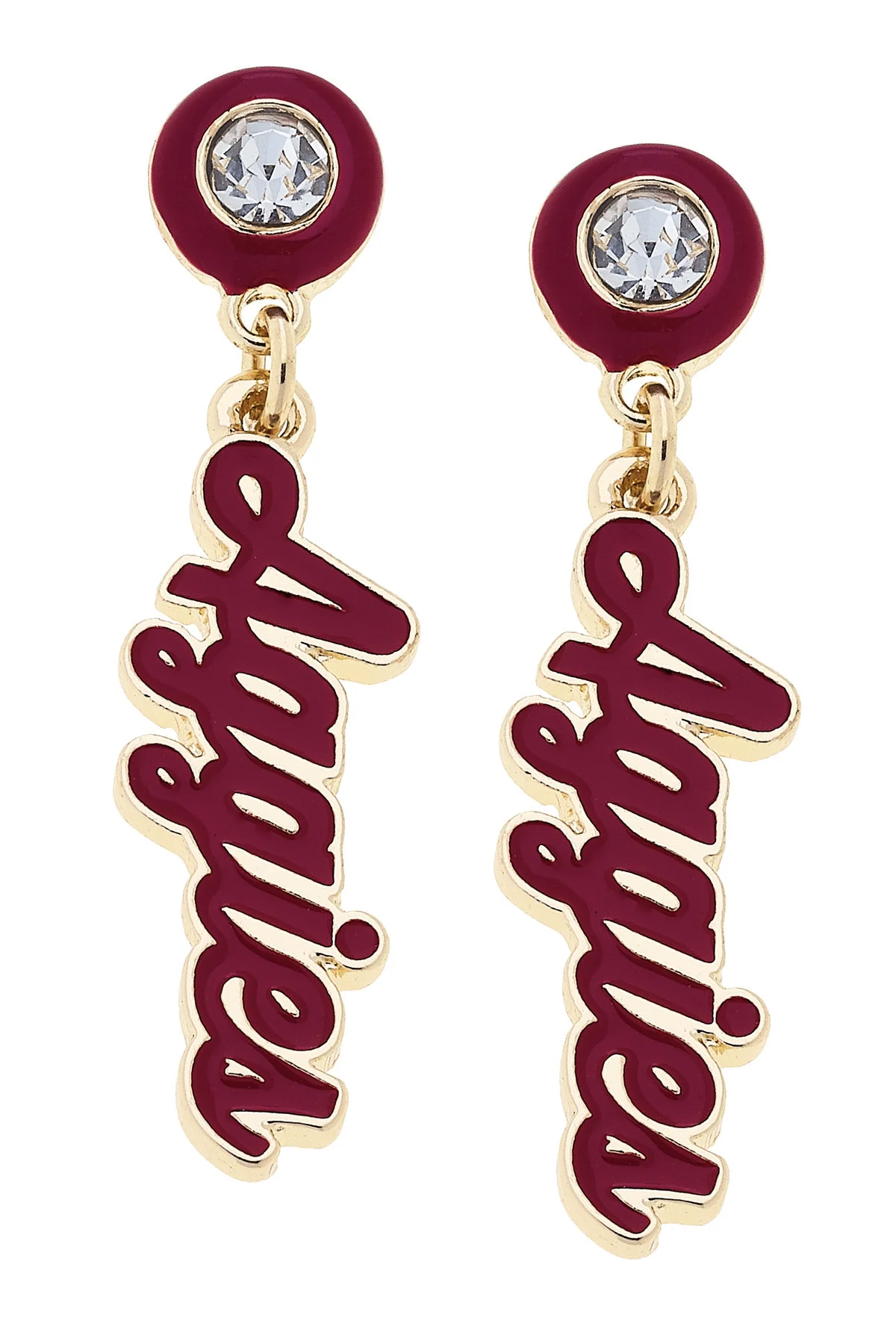 Texas A&M Aggies Autograph Enamel Earrings