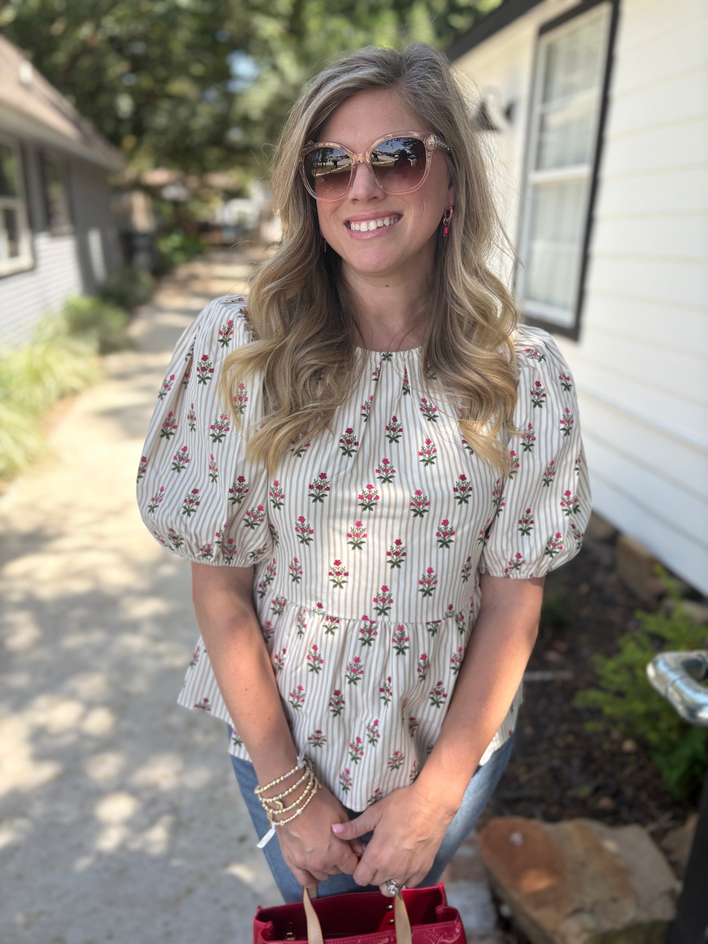 Nina Cottage Stripes Top