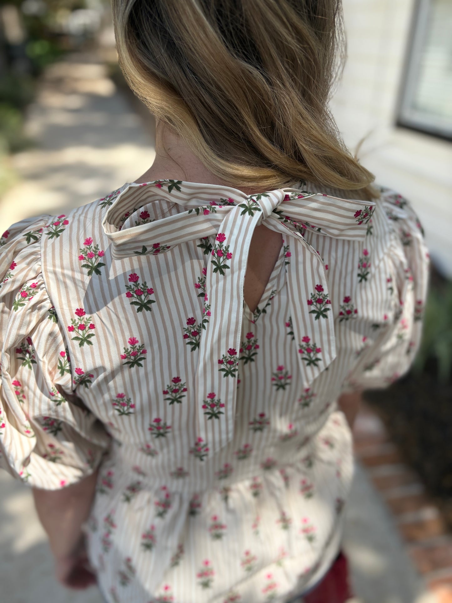 Nina Cottage Stripes Top