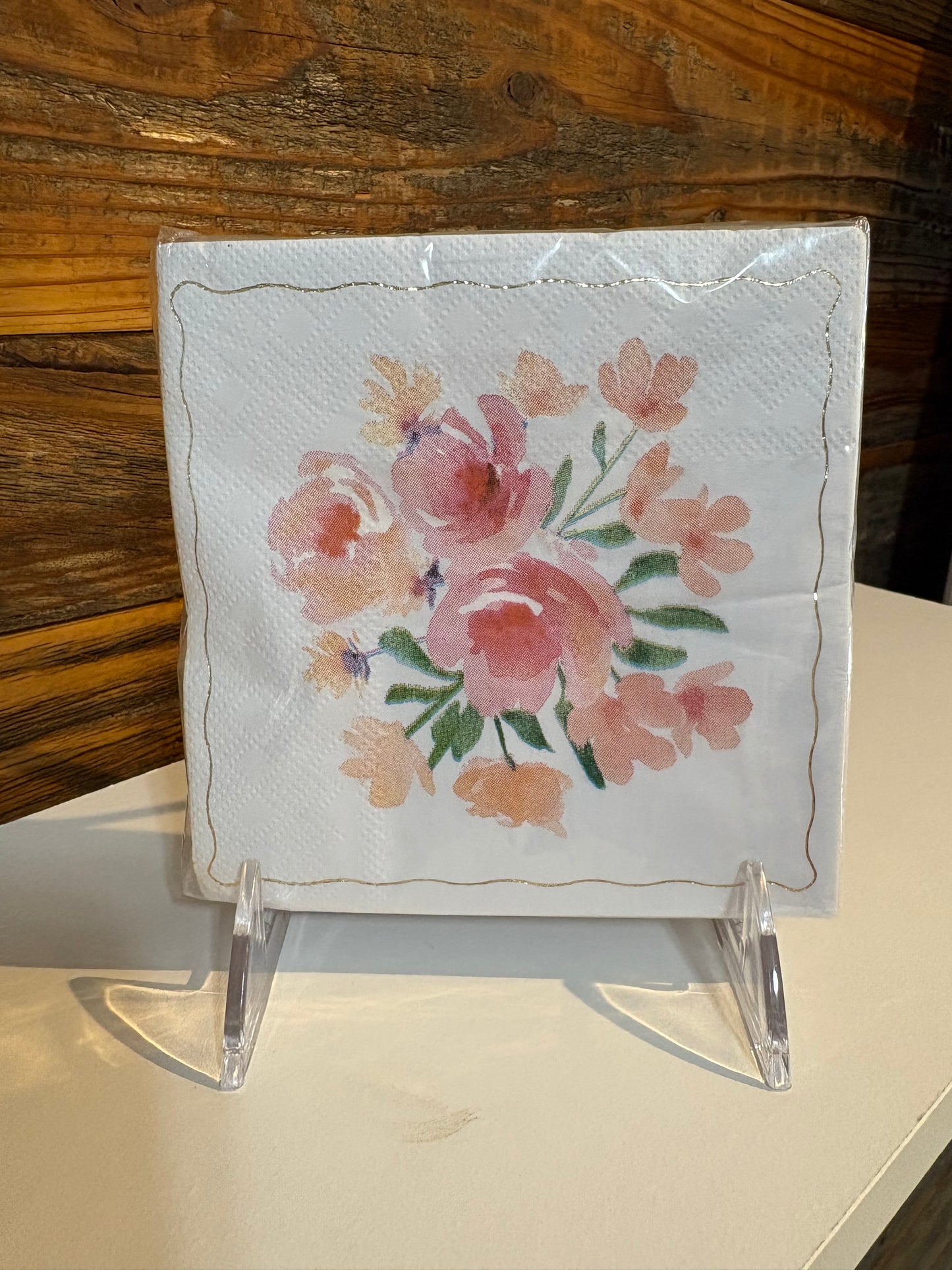 Spring Bouquet Beverage Napkin