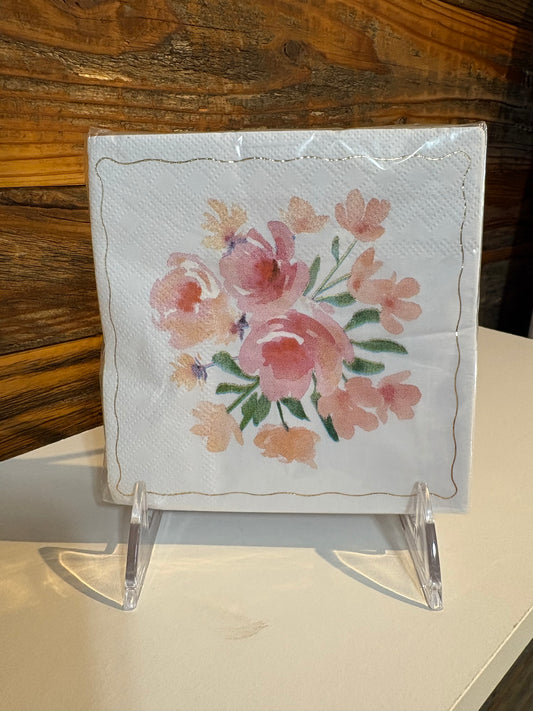 Spring Bouquet Beverage Napkin