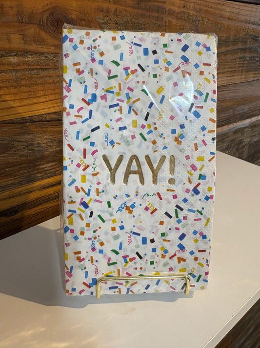 Yay! Confetti Guest Towel
