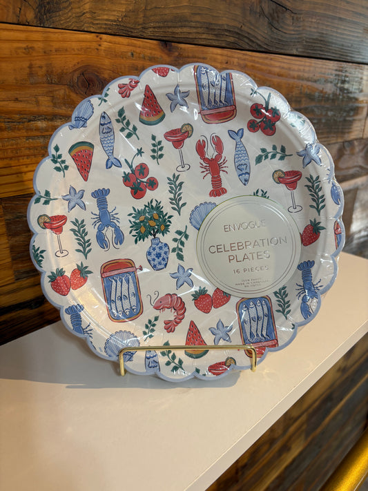 Summer Picnic Celebration Plates