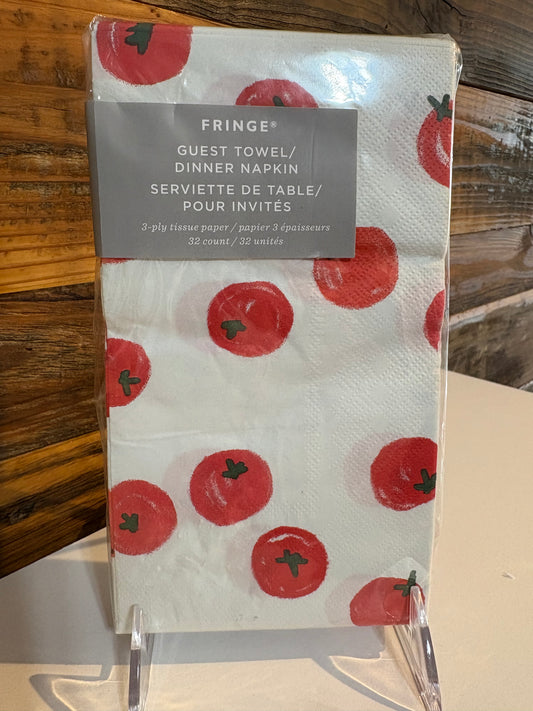 Tomato Crush Guest Towels