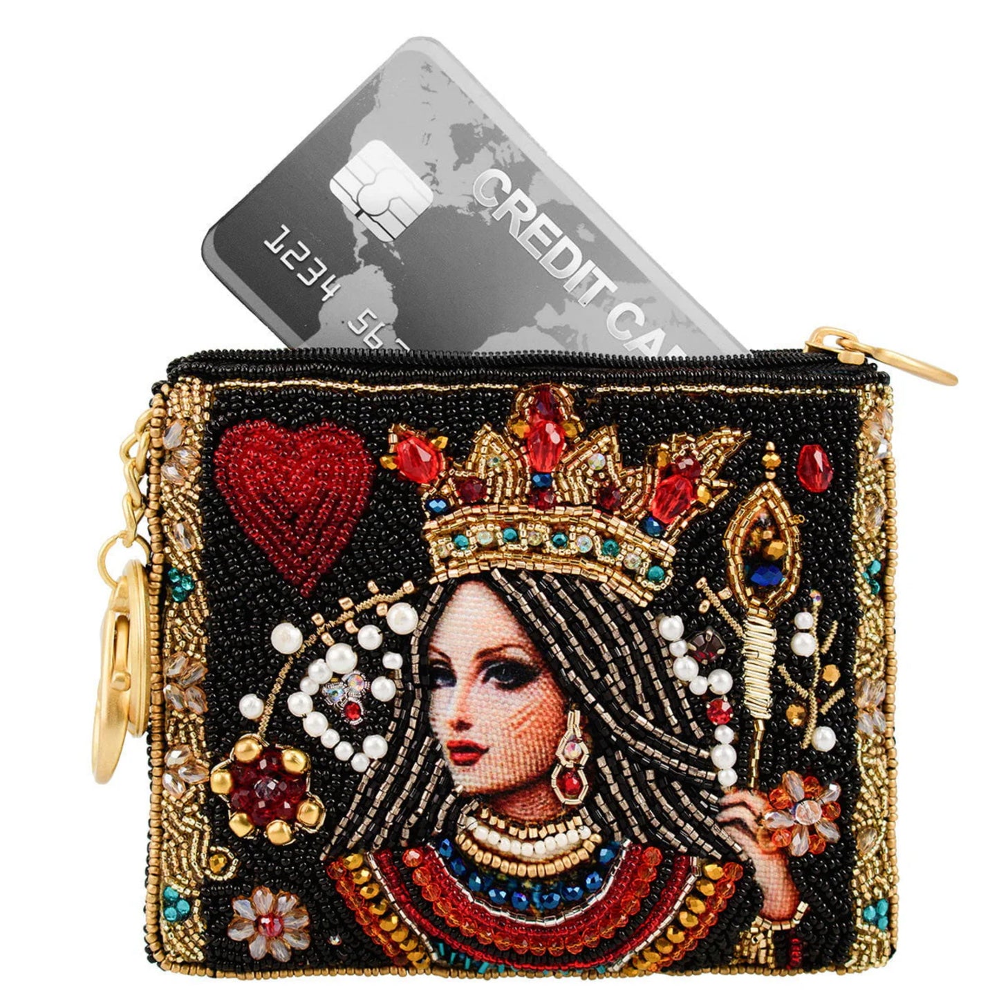 Mary Frances The Queen Coin Purse