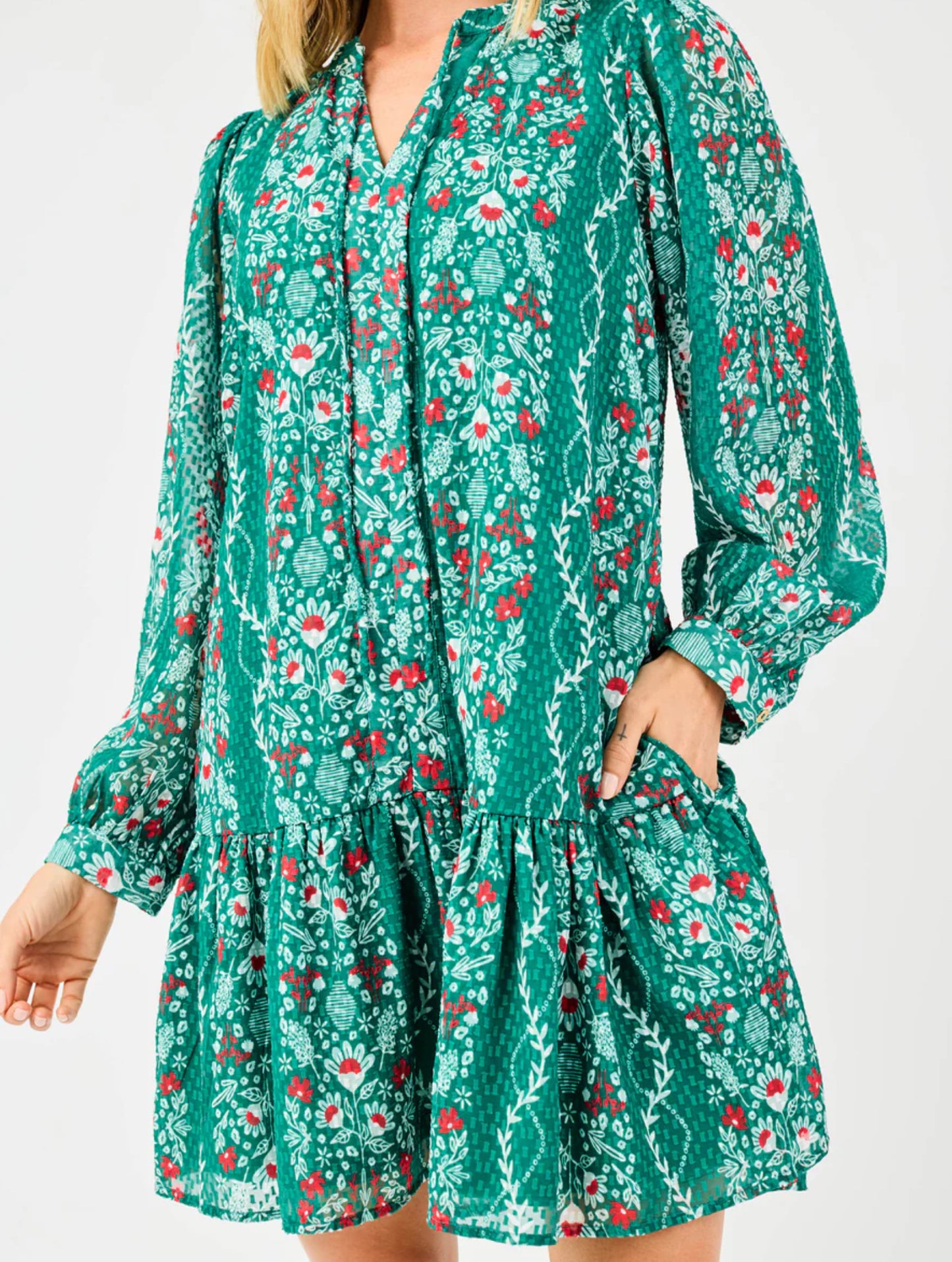 Ivy Lane Green Natasha Dress