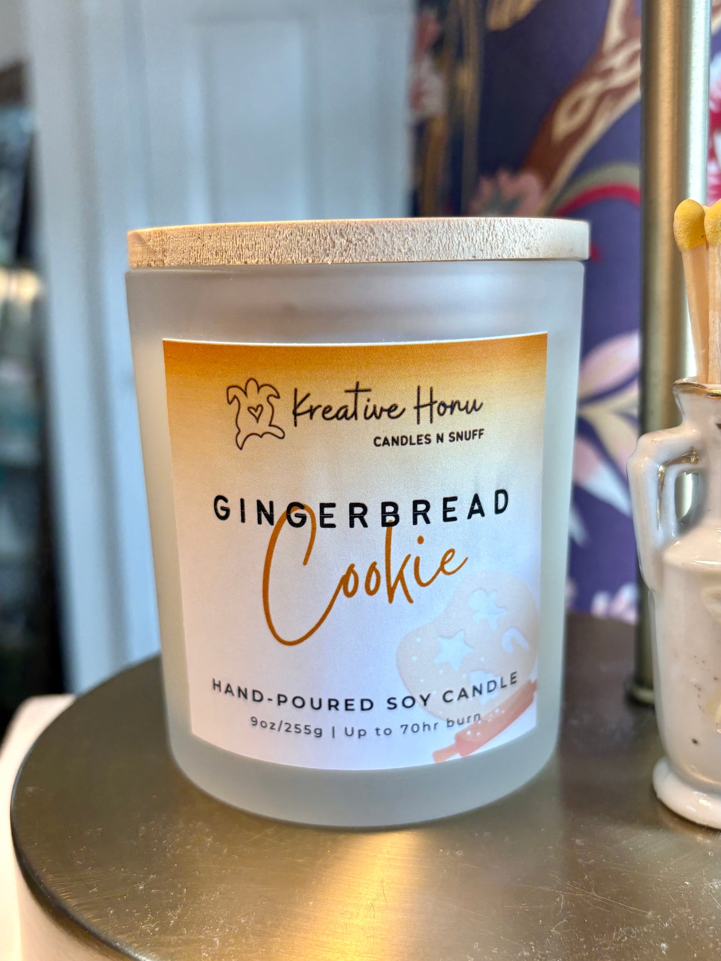 Gingerbread Cookie Candle