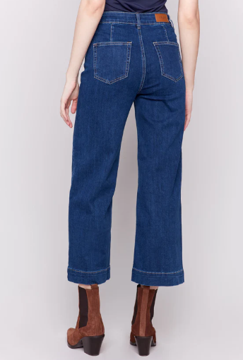 Patch Pocket Wide Leg Pant