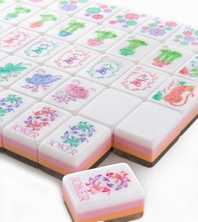 Pearlescent Mahjong Tile Set- Oh My Mahjong