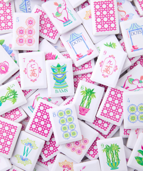 Oh My Mahjong Poppy Debutante Tile Set-Oh My Mahjong