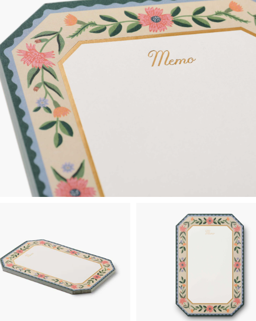 Large Aster Memo Notepad-Rifle Paper Co.