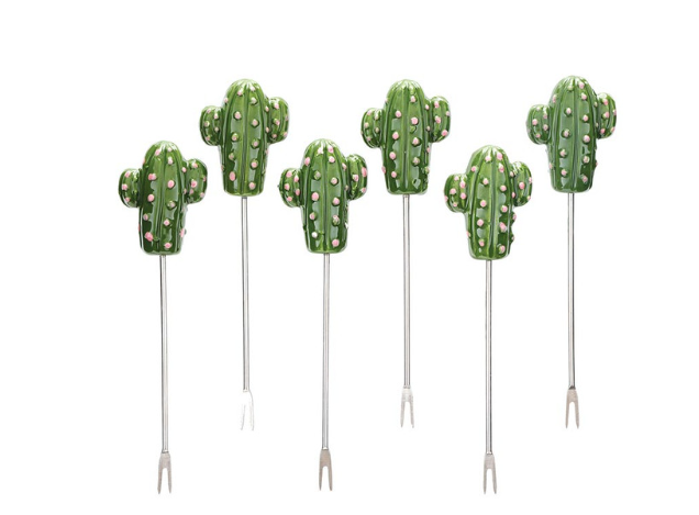 Cactus Picks - Set of 6