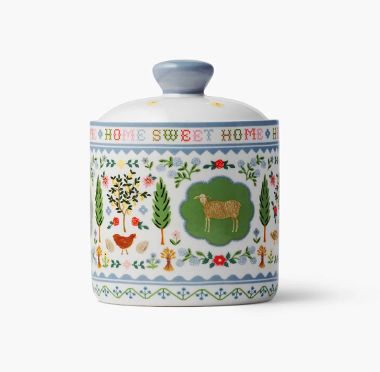 Home Sweet Home Porcelain Canister
