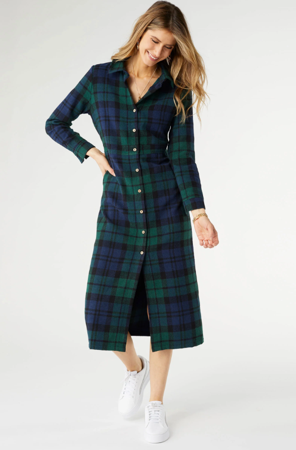 Harris Maxi Tartan Dress