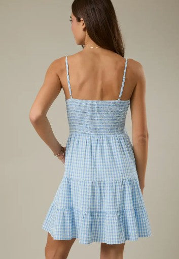 Blue Gingham Mini