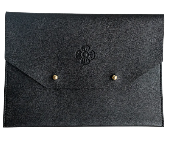 Woodlands Mahjong Society- Card Clutch Black