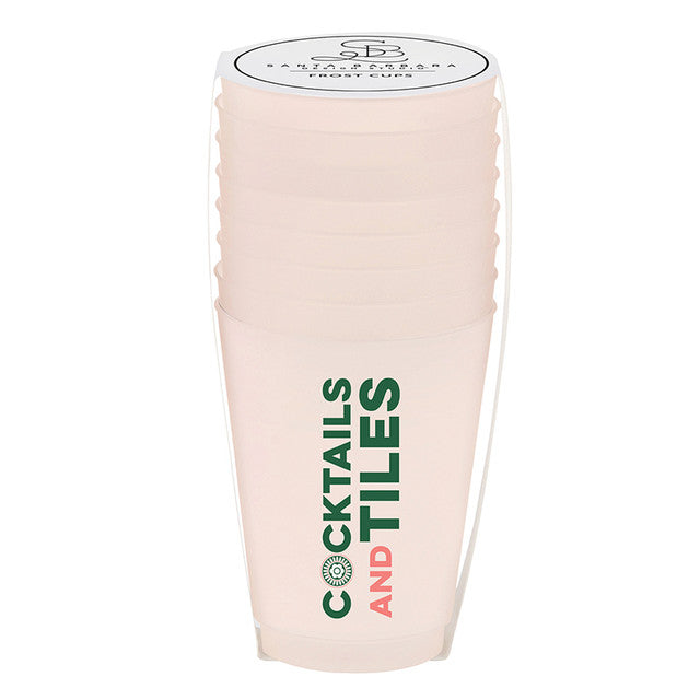 Cocktails and Tiles Frosted Cups