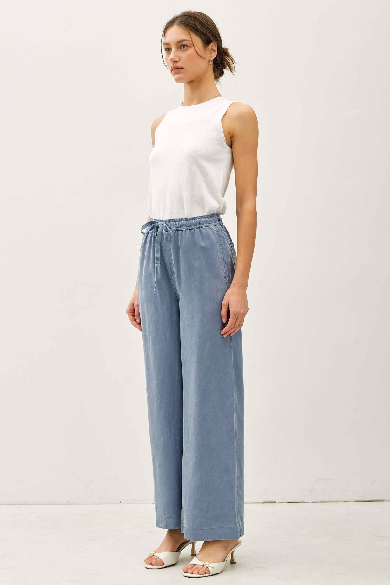Tencel Wide Leg Pant