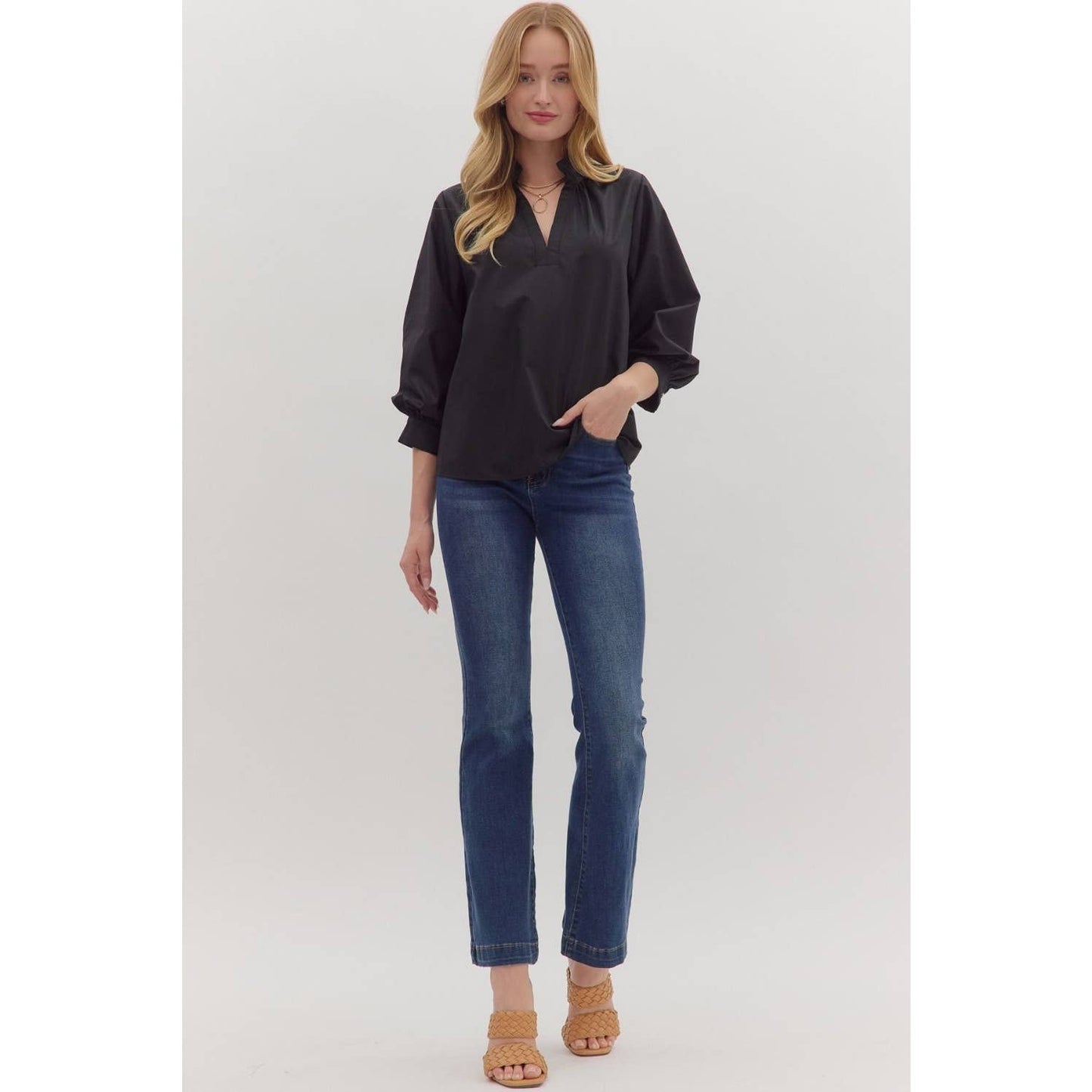 Galactic Black Blouse