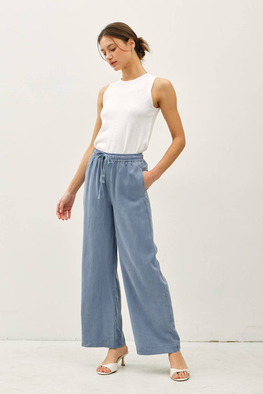 Tencel Wide Leg Pant