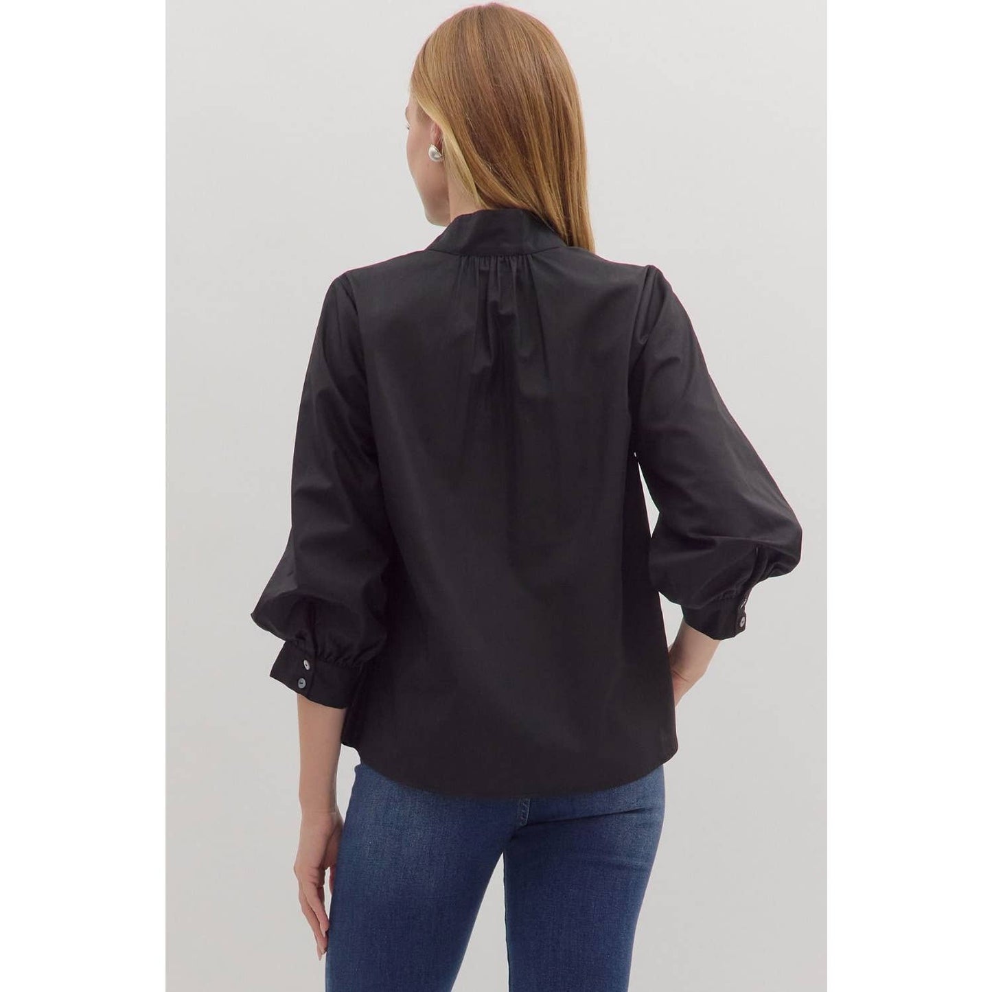 Galactic Black Blouse