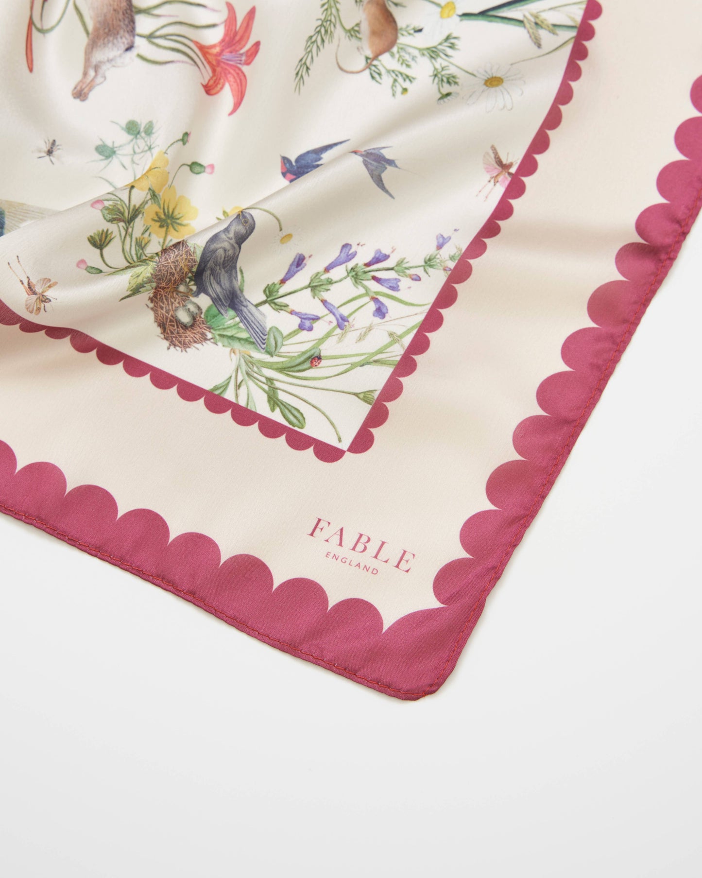 Fable England - FABLE Running Bunny Toile Square Scarf