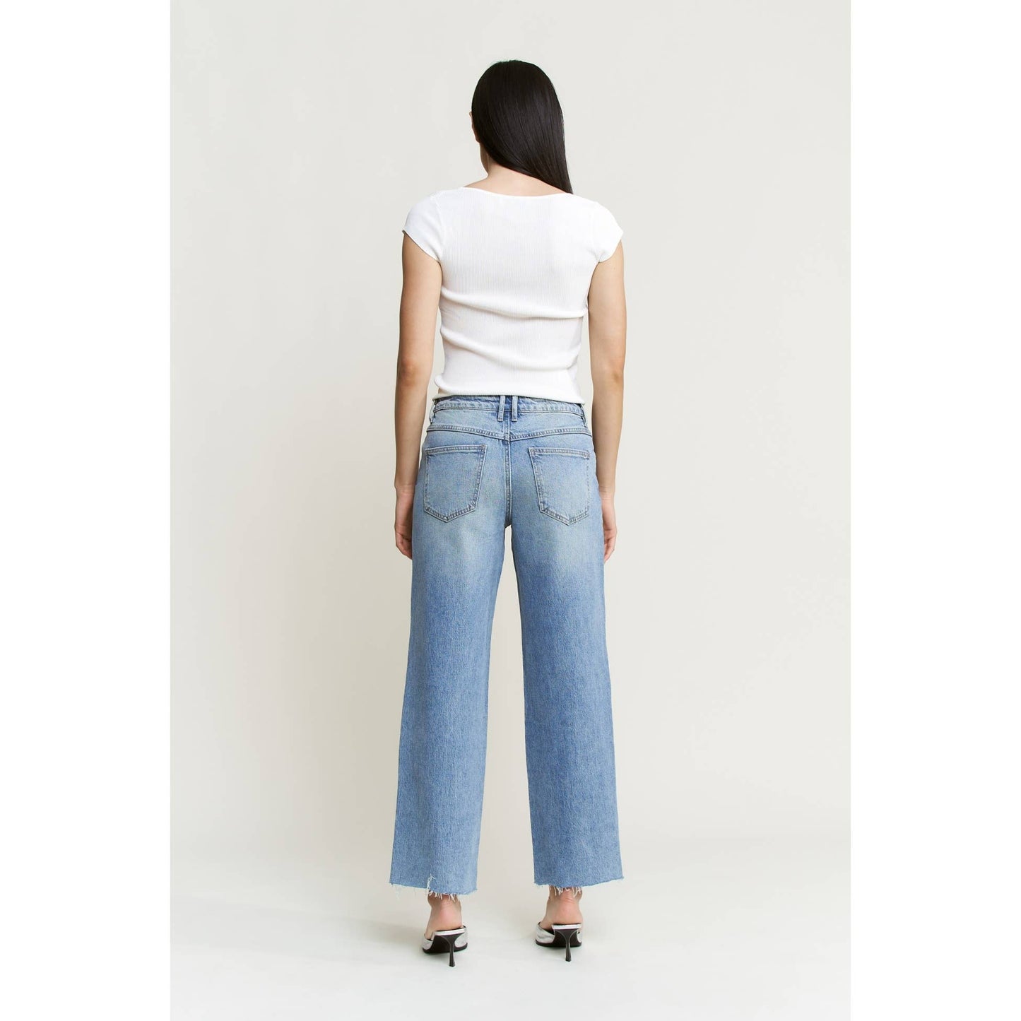 Mica Denim - MID RISE ANKLE STRAIGHT LEG
