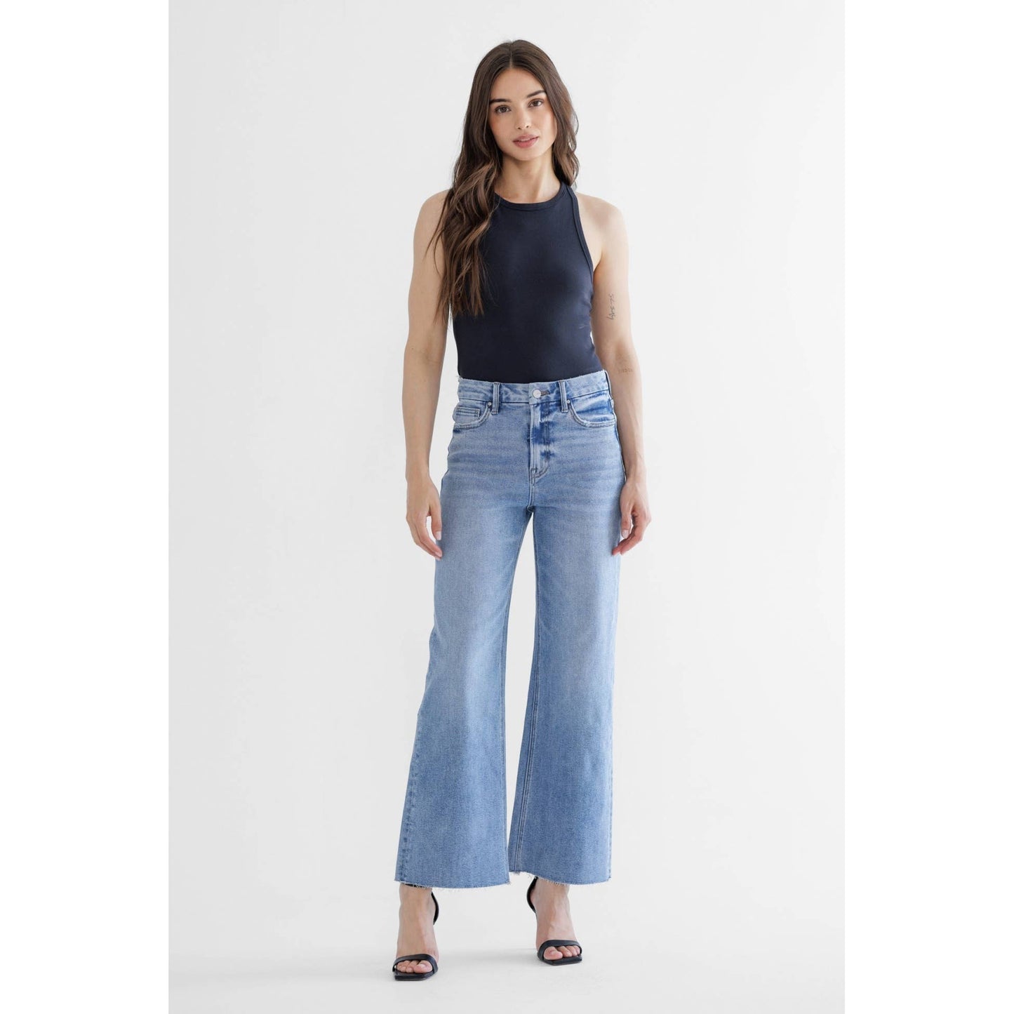 Mica Denim - SUPER HIGH WIDE LEG