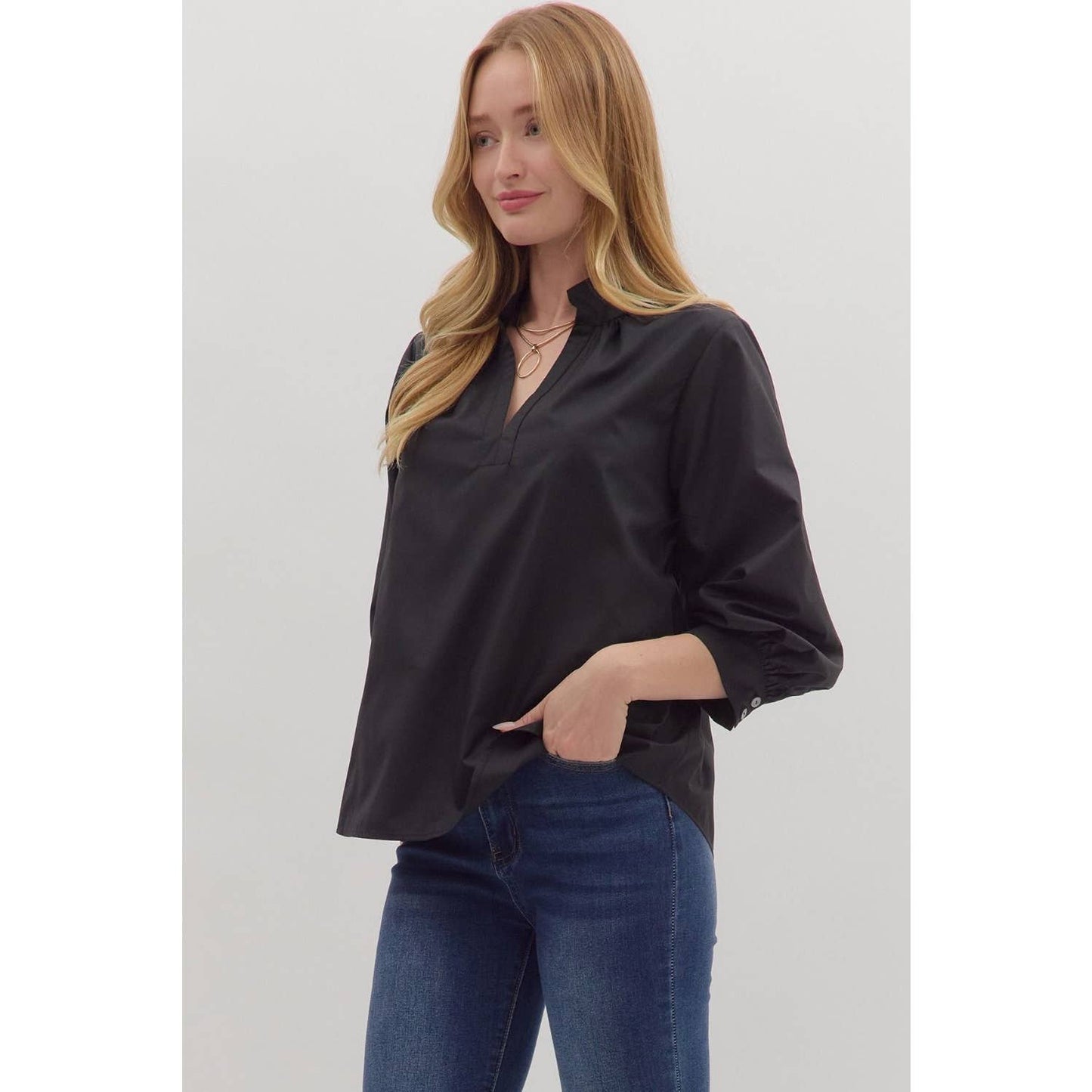 Galactic Black Blouse