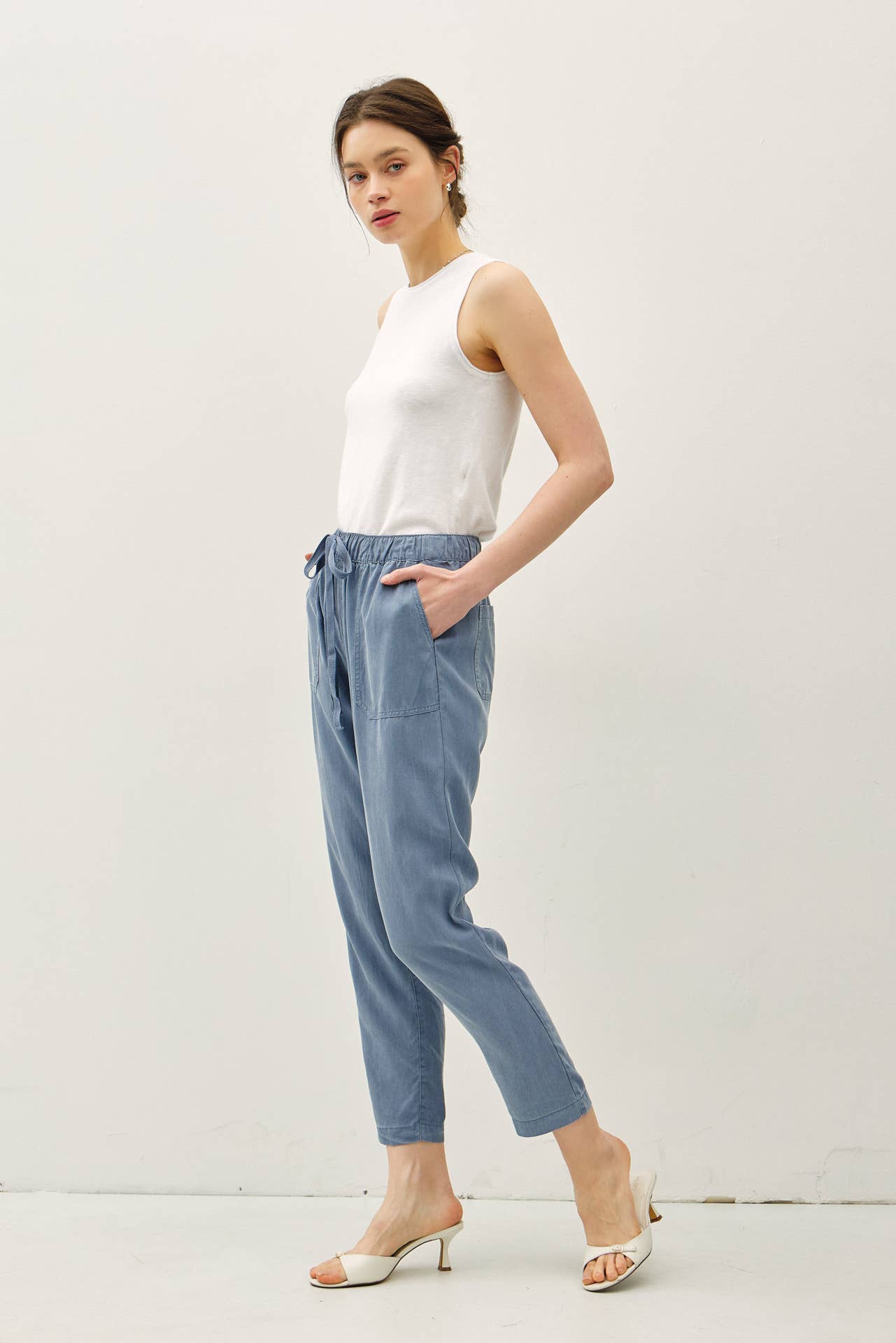 Tencel Tapered Pants