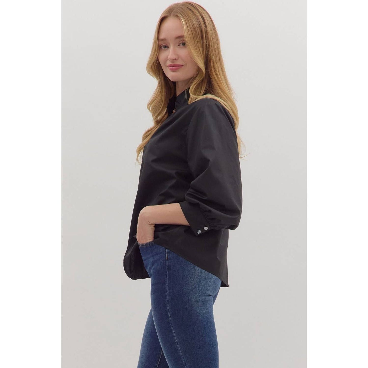 Galactic Black Blouse
