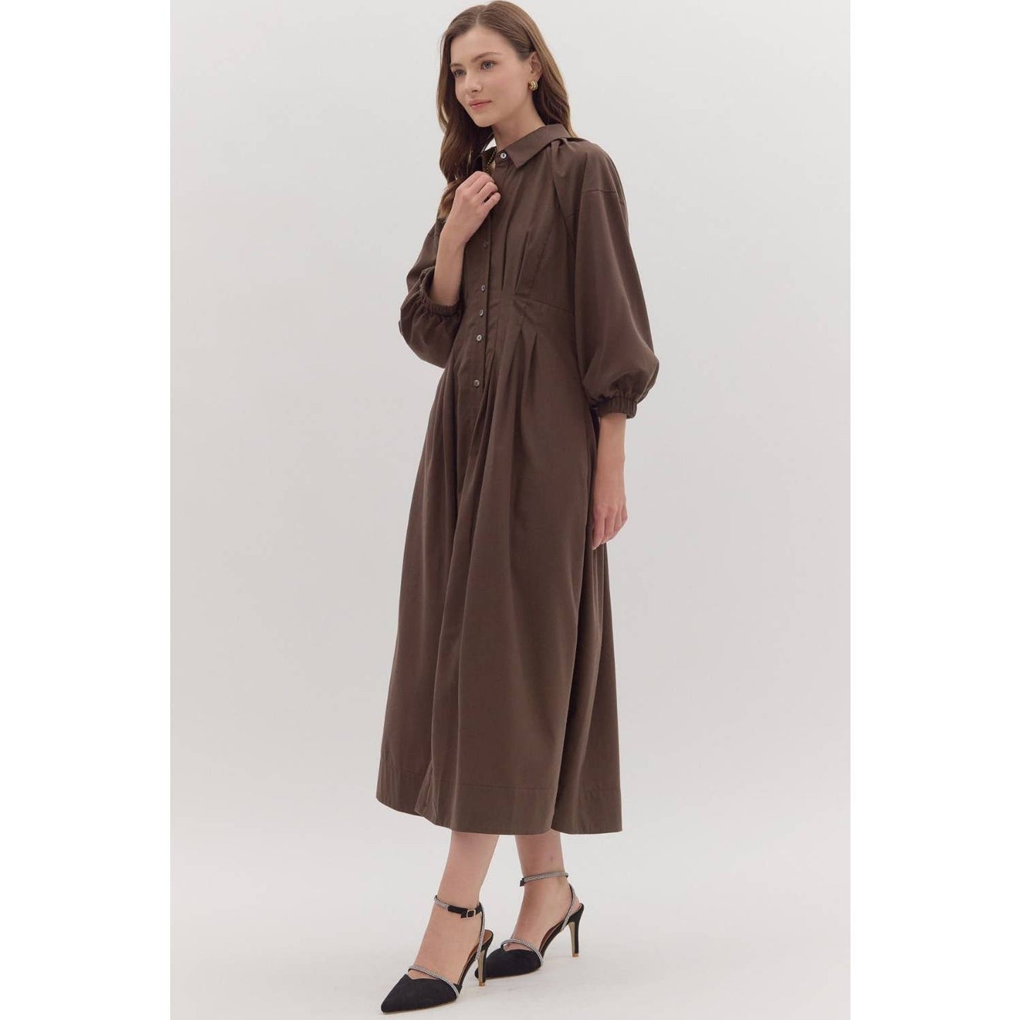 Espresso Midi Dress