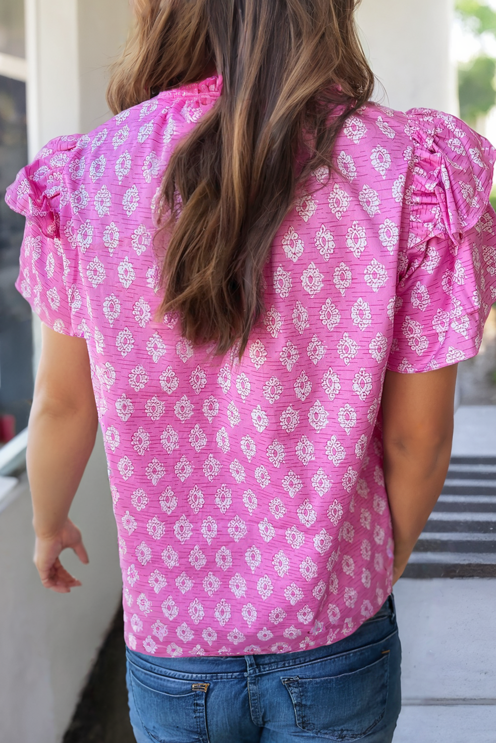 Vintage Pink Blouse