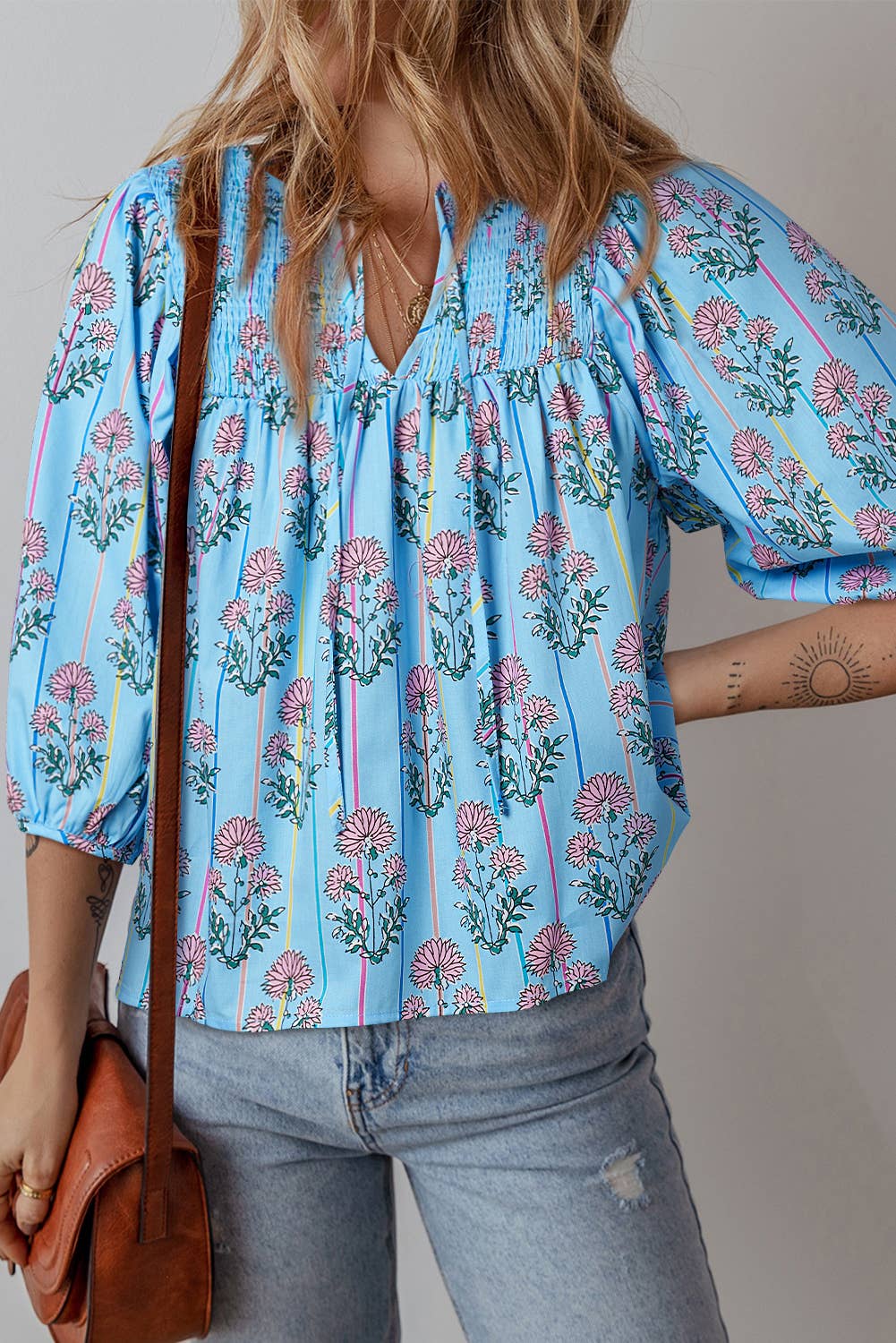 Faye Flower Blouse