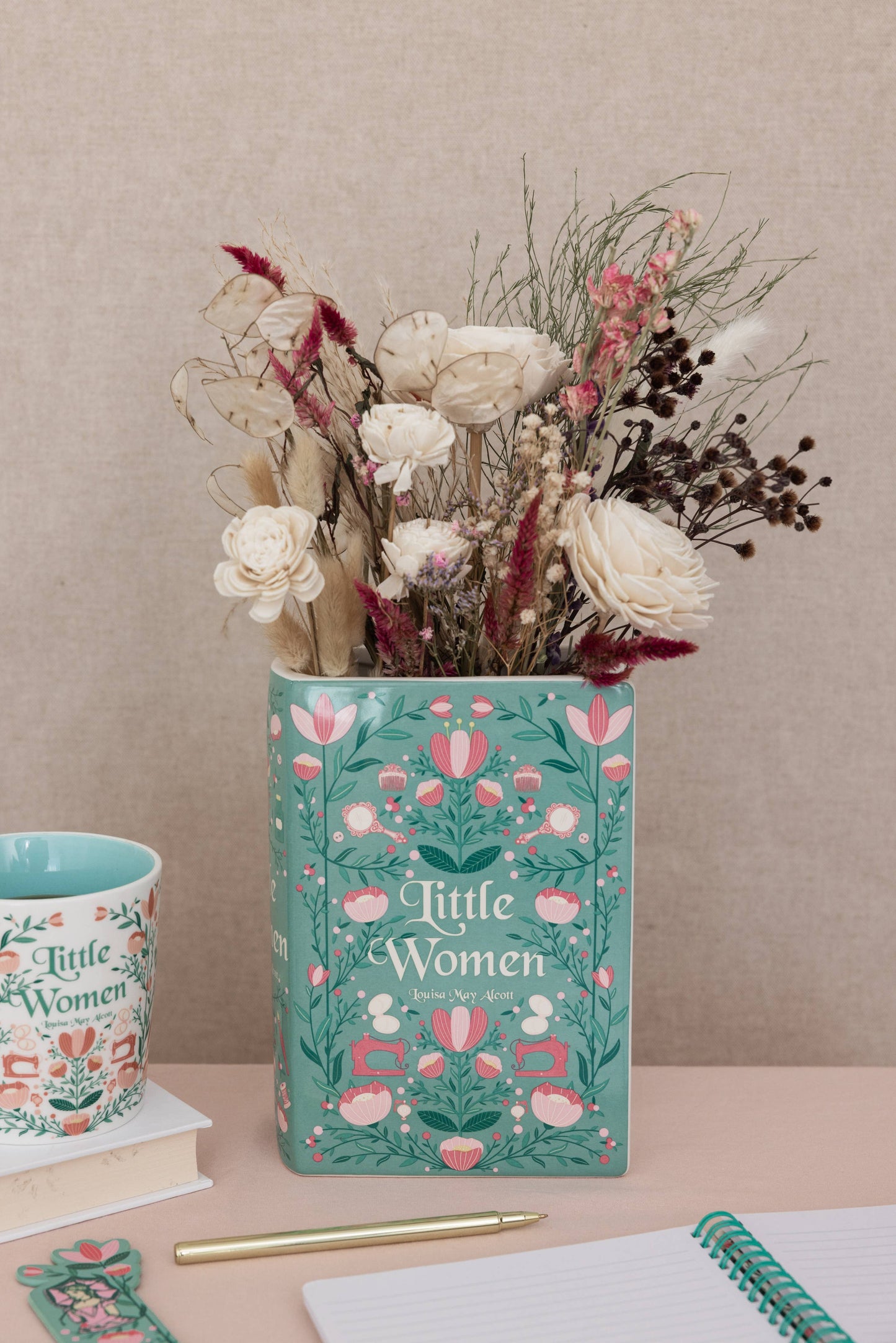 Steel Mill and Co. - Large Book Vase, Little Women