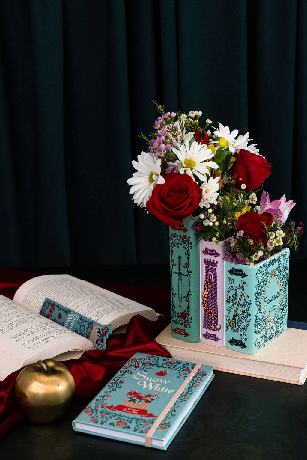 Steel Mill and Co. - Triple Book Vase, Grimm's Fairy Tales