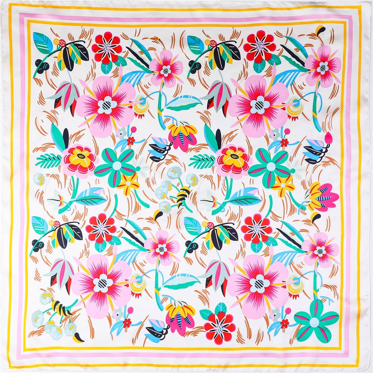 Summer Floral Scarf