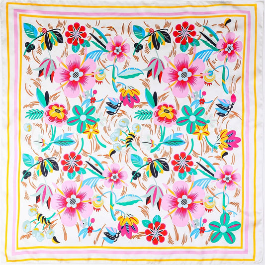 Summer Floral Scarf