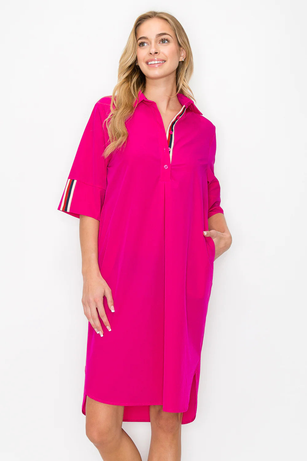 Fuchsia Wendi Tunic Dress