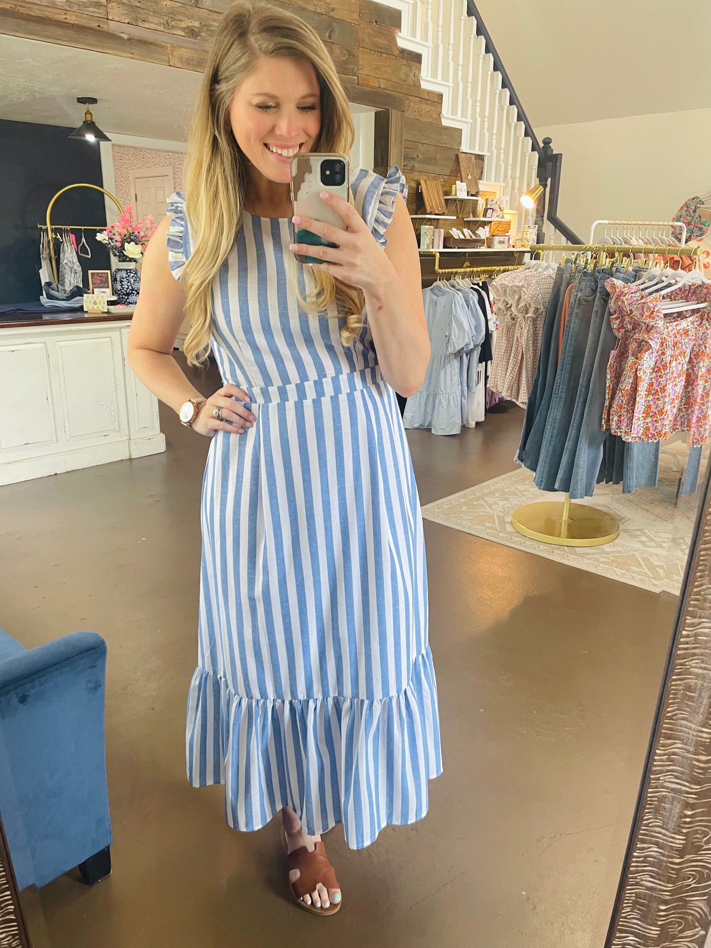 Circus Stripe Summer Dress