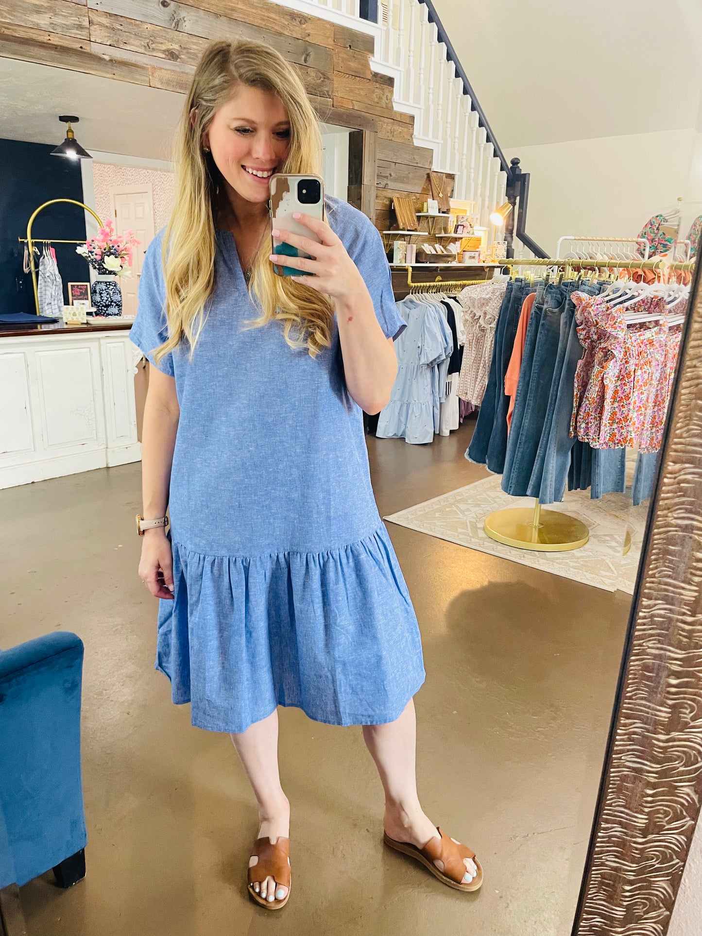 Denim Oversize Beach Dress