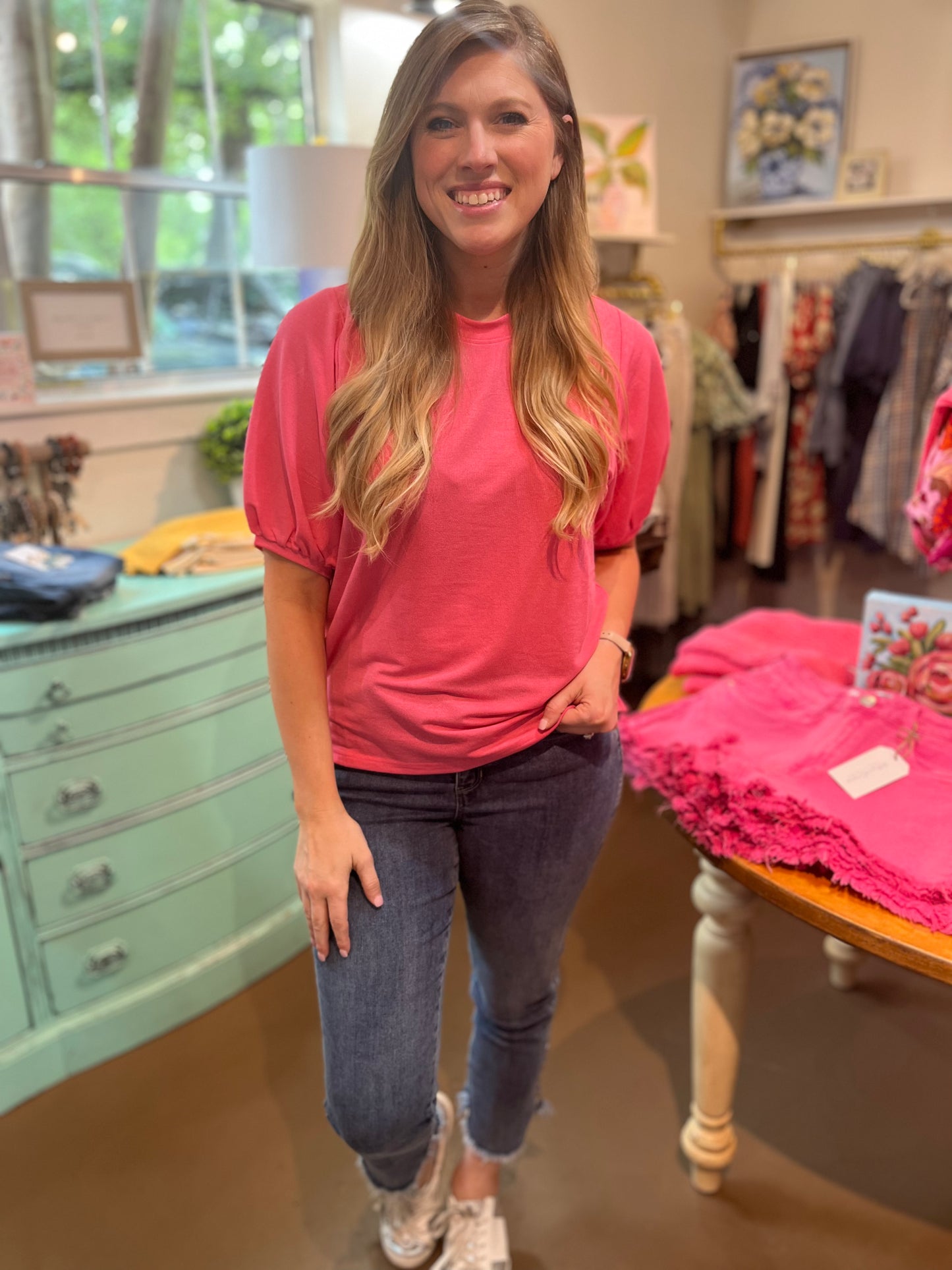 Hot Pink Summer Knit