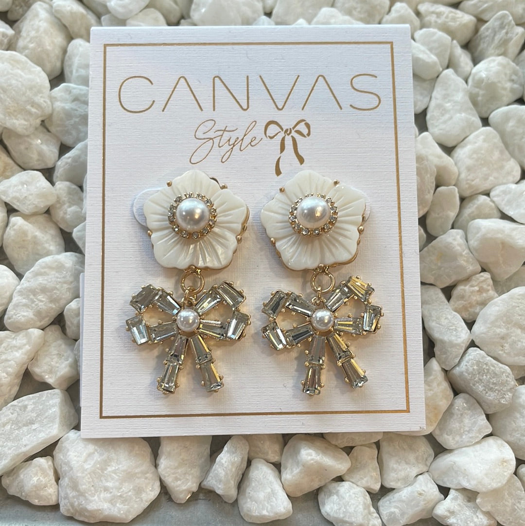Melody Pearl Flower Earring