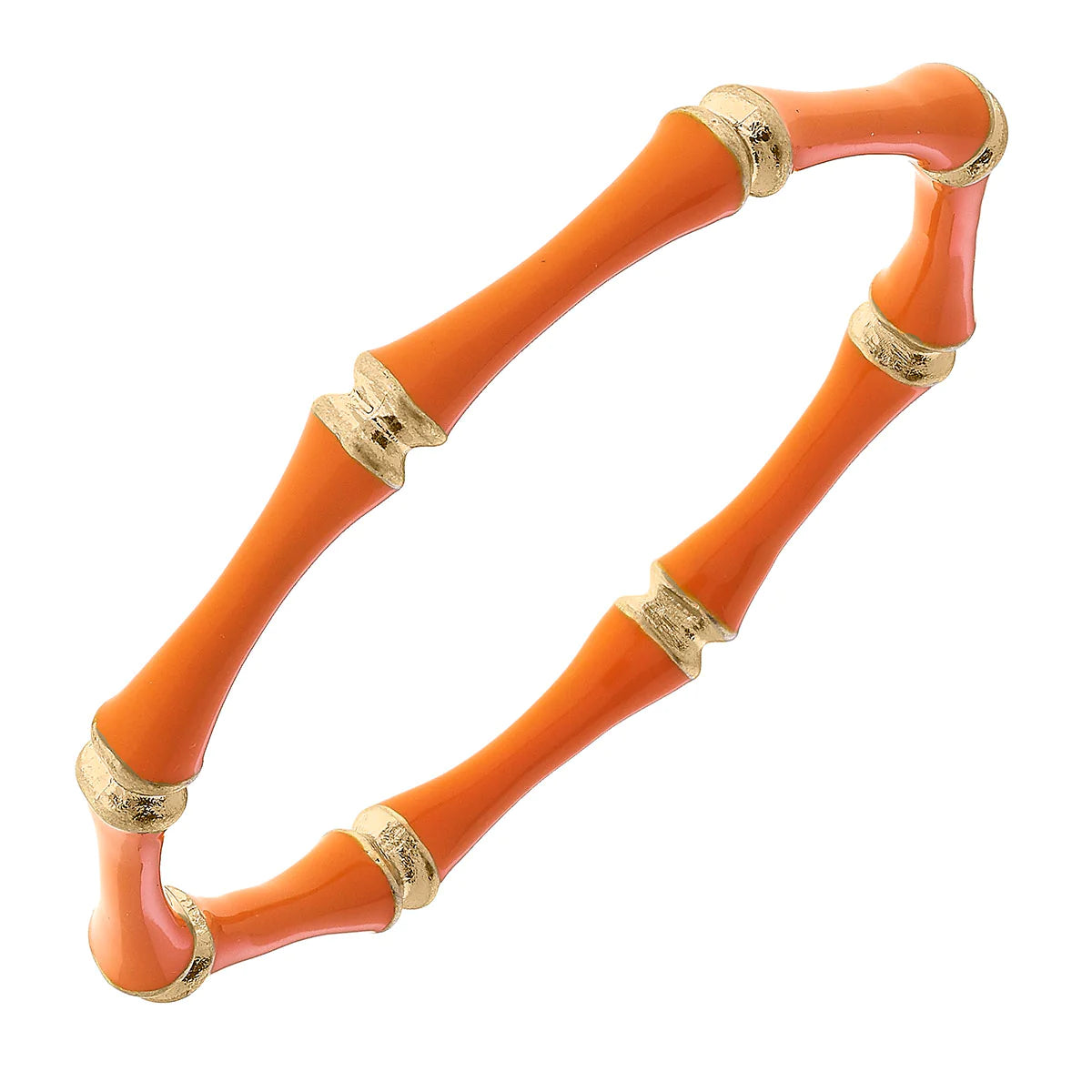Celeste Bamboo Bangle-Orange