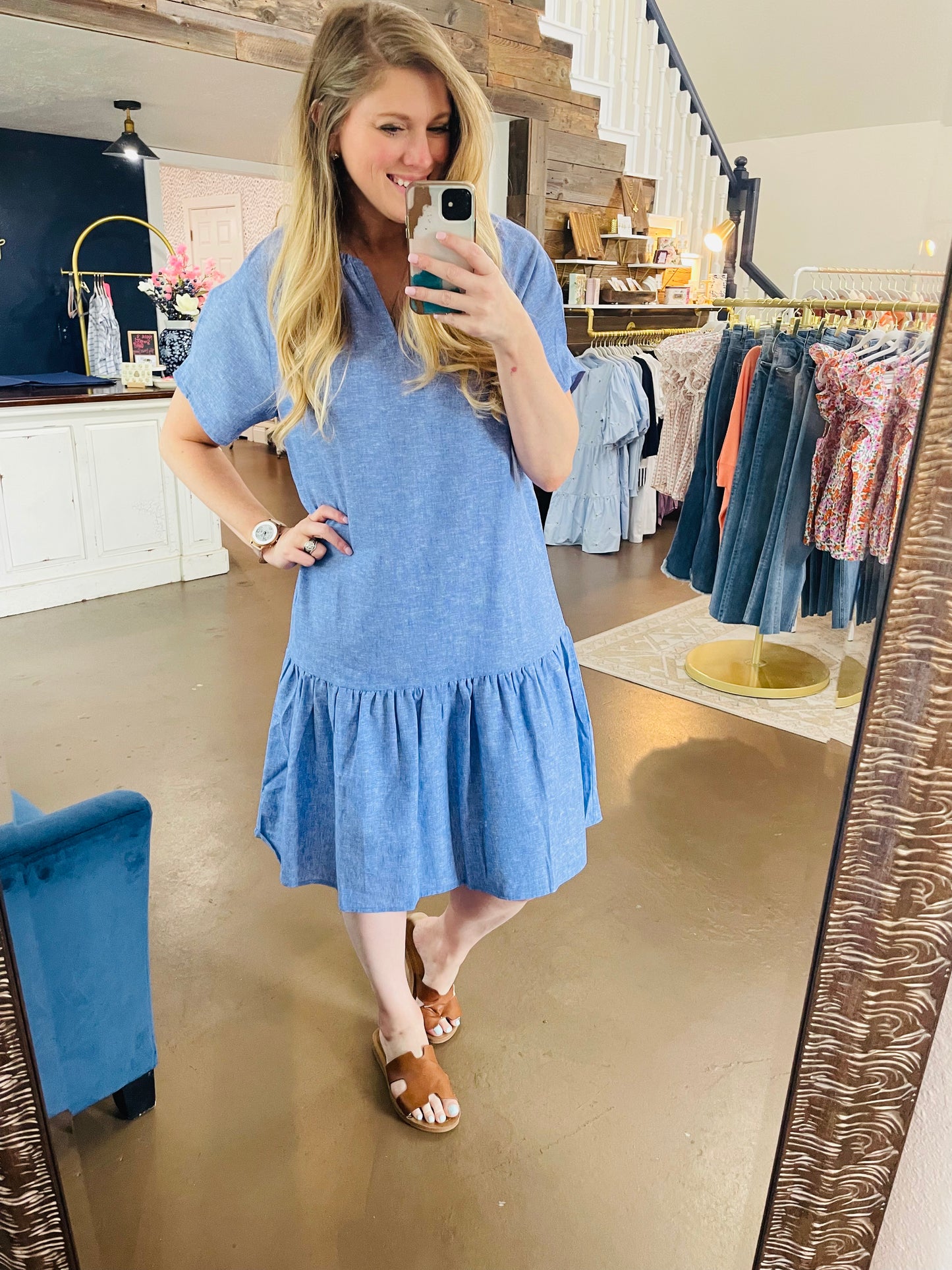 Denim Oversize Beach Dress