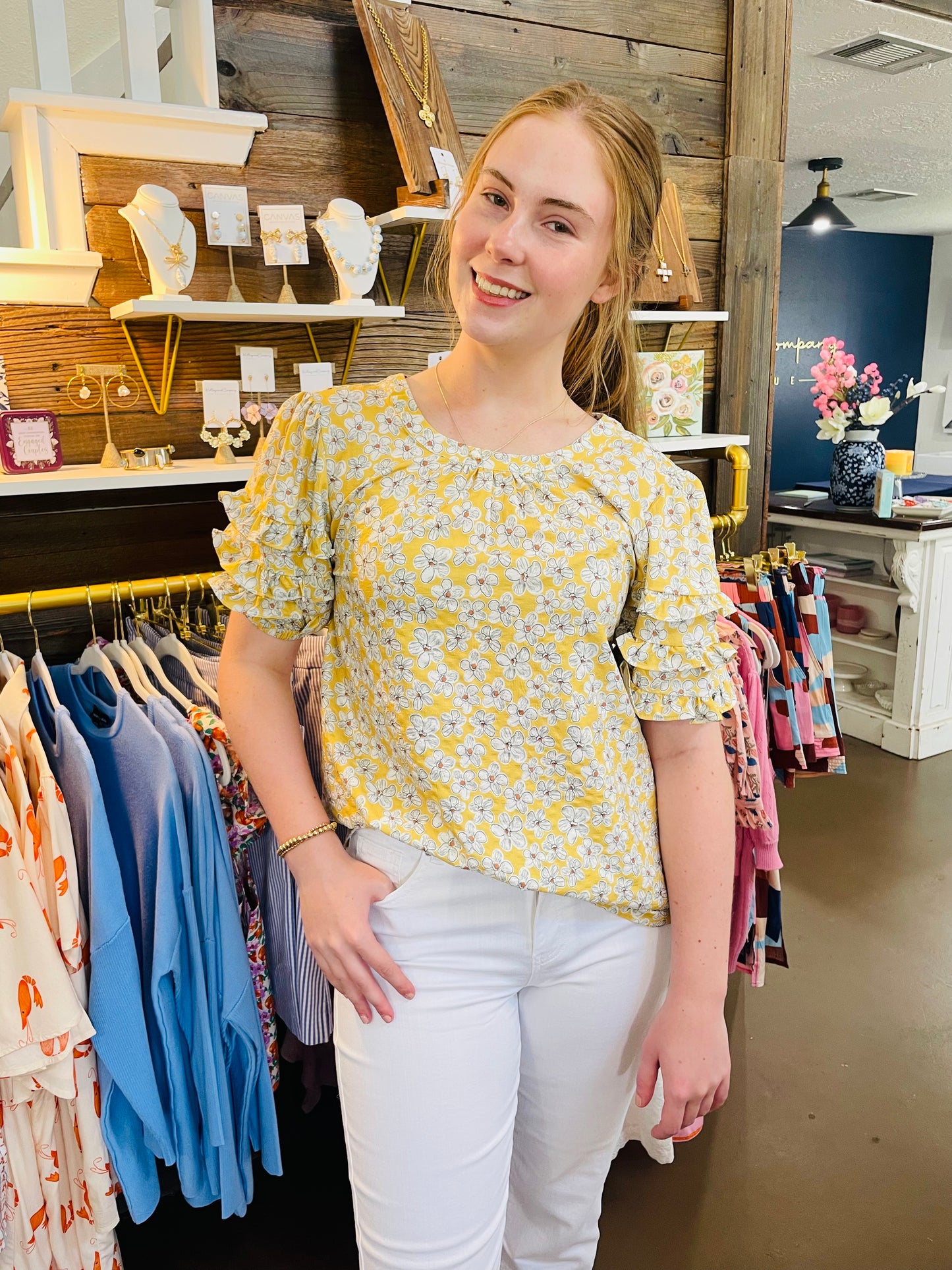 Callie Floral Top